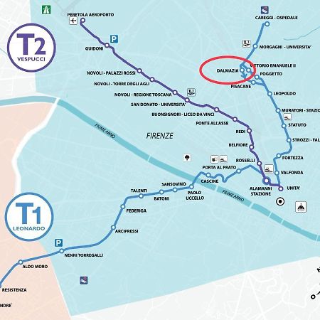 Le Tre Orchidee Florens Exteriör bild